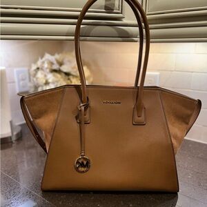 Michael Kors Brown Leather Tote